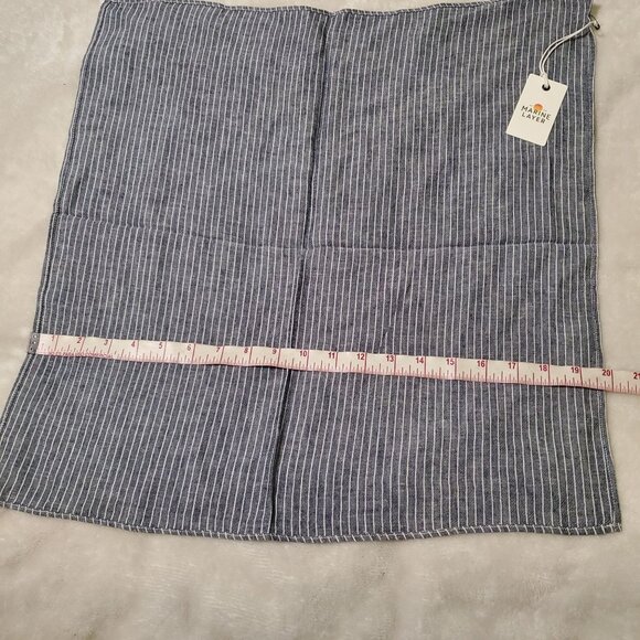 Marine Layer womens bandana scarf navy/white stripe one size multifuncional new - Picture 4 of 9